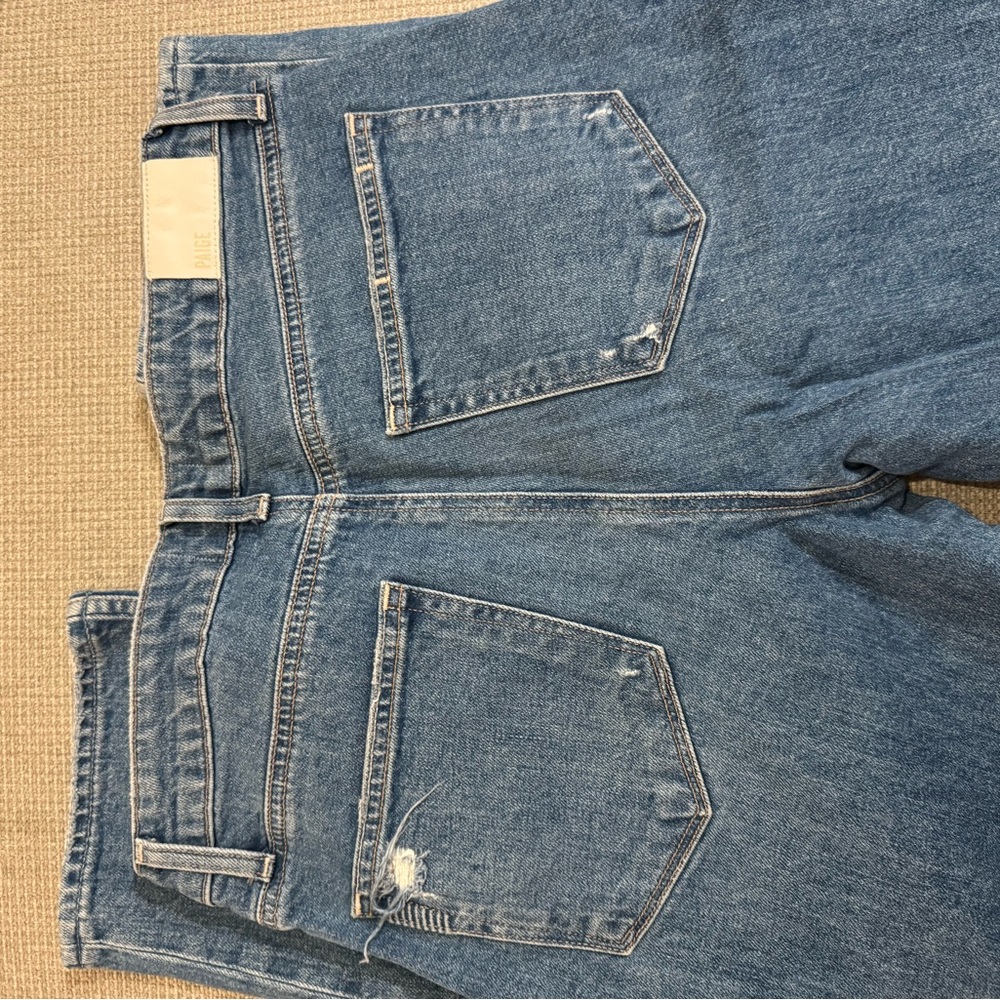 Paige Blue Distressed Jeans